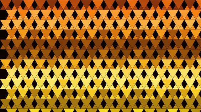 Abstract geometric pattern background with vibrant orange and yellow gradient lines