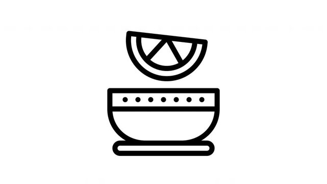 Winter Melon Soup  minimalist stroke animation