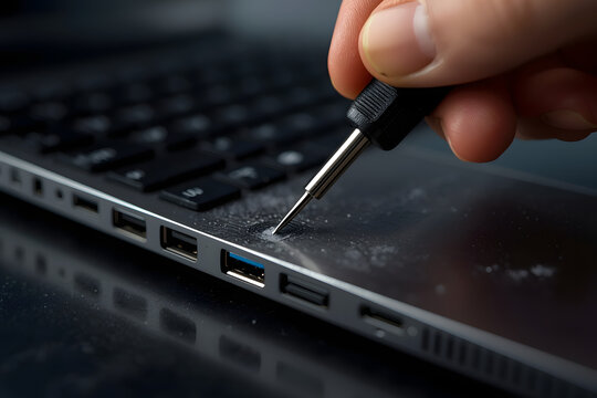 Removing Dirt from Laptop Ports