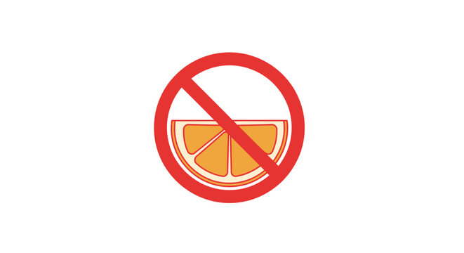 No Alcohol Prohibition Sign.