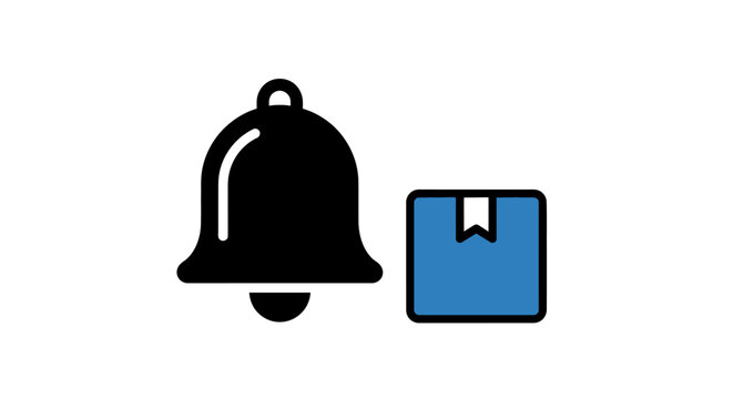 Notification Bell Icon Symbol.
