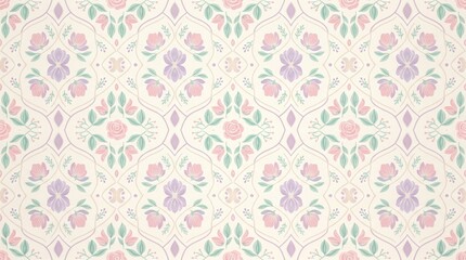 Fototapeta premium seamless floral pattern