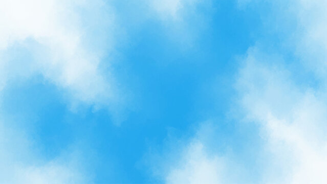 Blue Sky Cloud Abstract Soft Gradient Background Texture