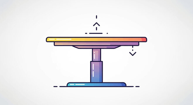 Adjustable height desk, modern furniture, ergonomic office, standing desk, workspace design
