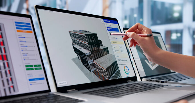 Woman Engineer Uses 3D Software
