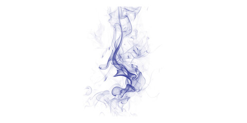 Naklejka premium Dark Blue Smoke Rising Vertically in Wispy Column on Dark Background for Mysterious Atmospheric and Sci-Fi Design Overlays