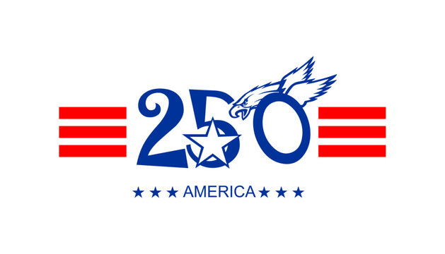 United States Air Force 250th Anniversary Celebration Logo