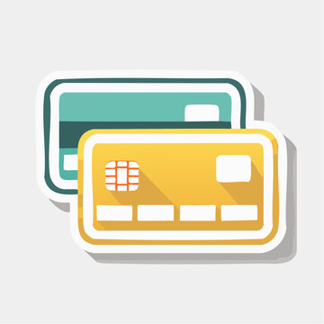 Two Credit Cards with Chip and Stripes