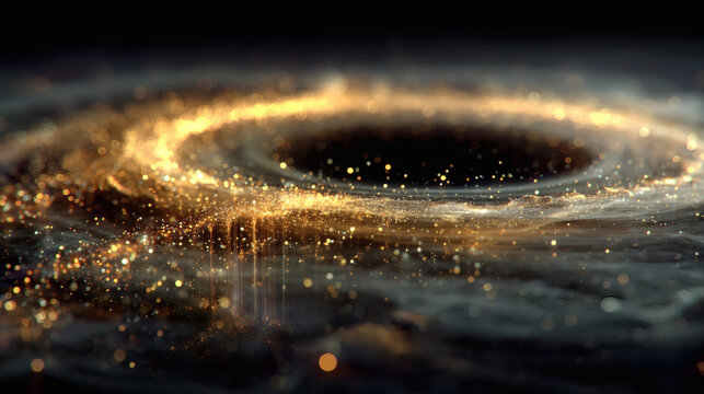 Cosmic dust and energy vortex