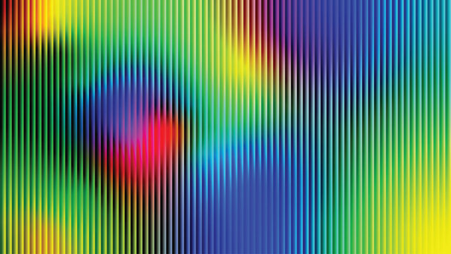 Vibrant vertical lines a colorful abstract spectrum of light and form