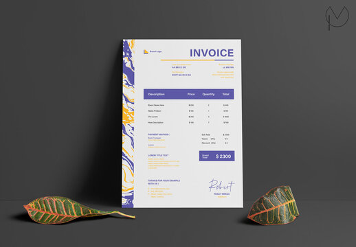 Invoice Layout Template