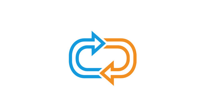 Abstract Geometric Illustration Depicting Recurrence, Circularity, And Interaction Concept