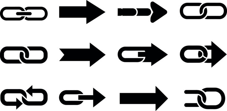 Minimalist flat design vector showing interlock, sequential gear transition for workflow, business process, or system integration concepts in modern marketing.