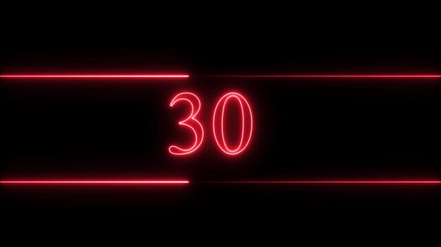 35 to 0 second countdown digital clock timer icon, Digital Countdown Clock &ndash; 35 Seconds 35 second, countdown, advertisement, alarm, animation, icon