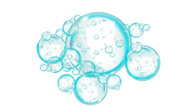 bubble, water, ball, blue, soap, clean, air, drop, liquid, bubbles, transparent, circle, 