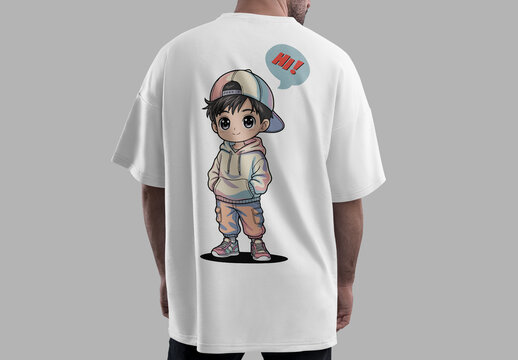 Trendy Street Style Cartoon Kid Tshirt Design