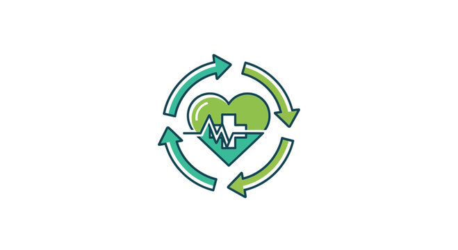 Continuous Healthcare: Recirculation of Wellbeing and Medical Process, Digital Illustration