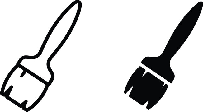 Set of two ringing bell icons for notification alerts and user interface web site navigation elements