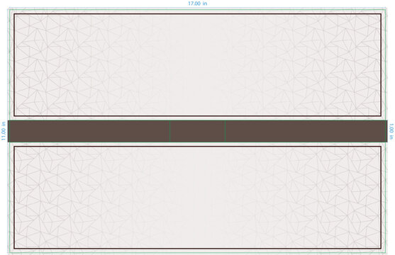 Header Card Base for Bathmat Packaging