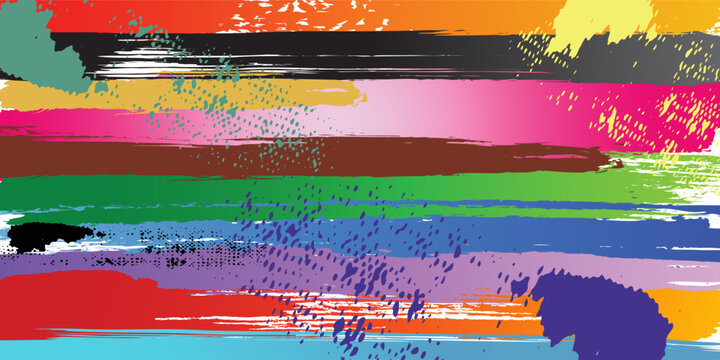 abstract background illustration with paint strokes and splashes. eps 10