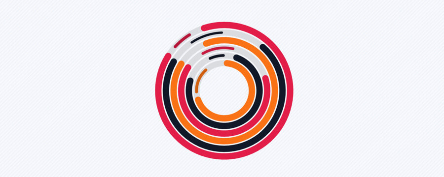 Vibrant Thick Circular Arcs