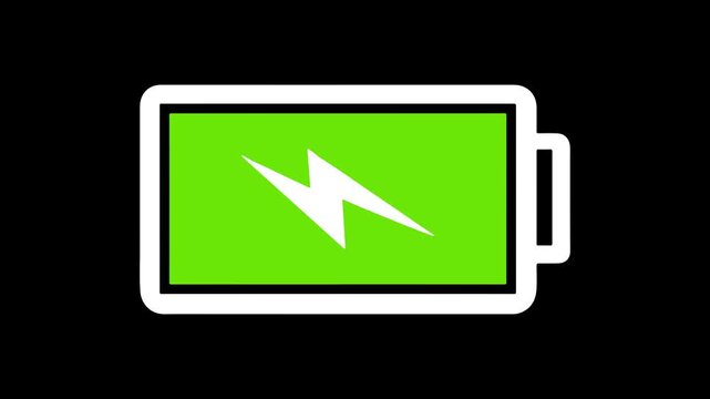 mobile phone gadget tablet cell battery charging mode animation HD 4K