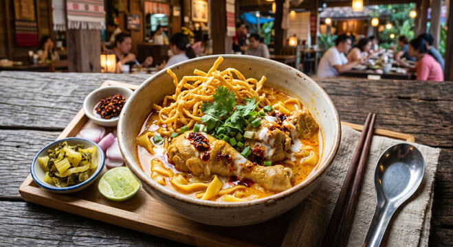 Khao Soi at Thai restaurant