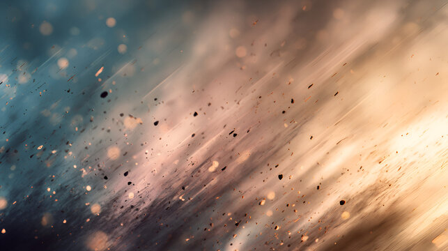 Abstract Light Background Decoration with Dust and Scratches - Photosensitive - Light Leak - Dust - Texture - Stock Illustration
