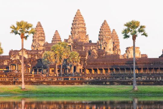 Angkor Wat ancient temple in Cambodia