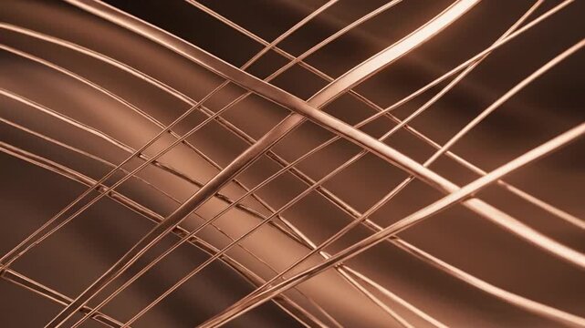 Abstract flowing lines of light create a dynamic and energetic background.
