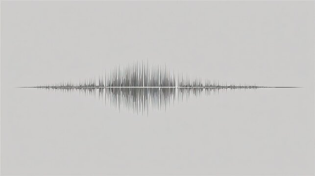 modulation. A minimalist graphic of a jagged sound wave becoming a smooth line. product launch decks, UI/UX mockups, designed for data visualization dashboards and holographic UIs.