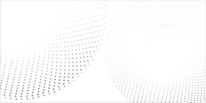 halftone dot abstract background. black circle lines pattern. Futuristic technology concept. Suit for cover, poster, banner, brochure, header, website