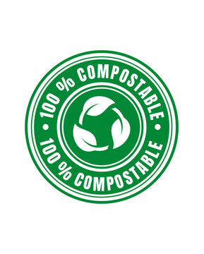 Compostable vector sign