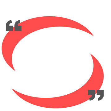 Bubble testimonial banner, quote, infographic. Social media post template designs for quotes. Empty speech bubbles, quote bubbles and text box