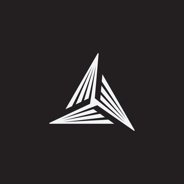 simple and modern geometric logo design template elements