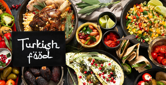 Ethnic arab food.