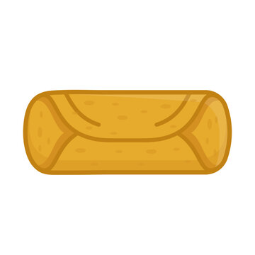 Spring Roll Egg Roll vector logo icon Pictogram flat illustration