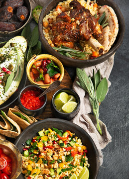 Ethnic arab food.