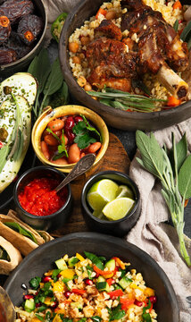 Ethnic arab food.