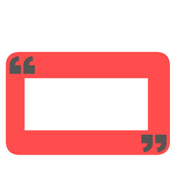 Bubble testimonial banner, quote, infographic. Social media post template designs for quotes. Empty speech bubbles, quote bubbles and text box