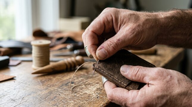 A close-up of a hand carefully preparing an object, natural skin texture, tactile contact and shallow depth of field creating an intimate practical moment, ultra-realistic, no logos.