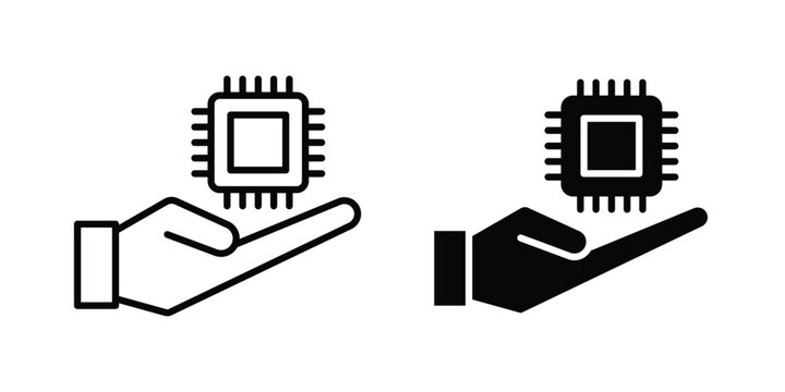 advanced technology icon element for design. Vector symbols