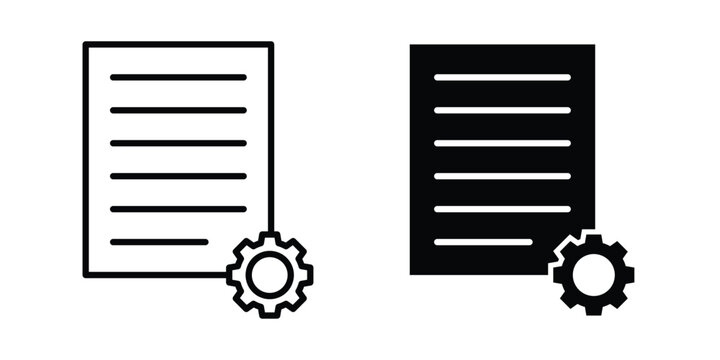 Content management icon element for design. Vector symbols
