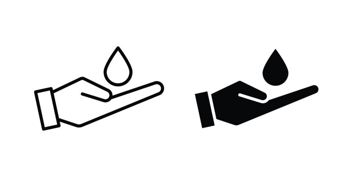 Dermatology tested icon element for design. Vector symbols