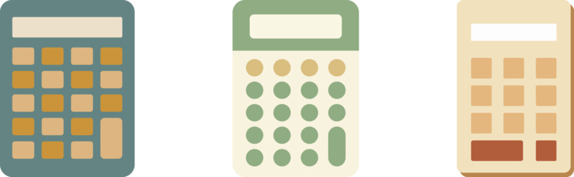 Calculator Illustration Collection