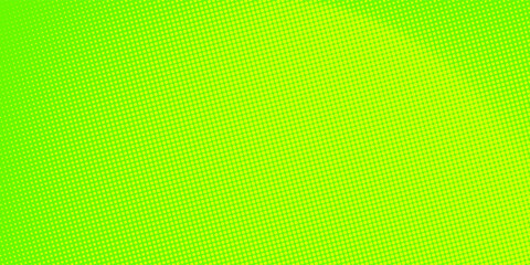 Obraz premium Abstract bright green halftone gradient background with dense dotted texture and smooth light transition, modern vector design for energetic digital, print, and creative use