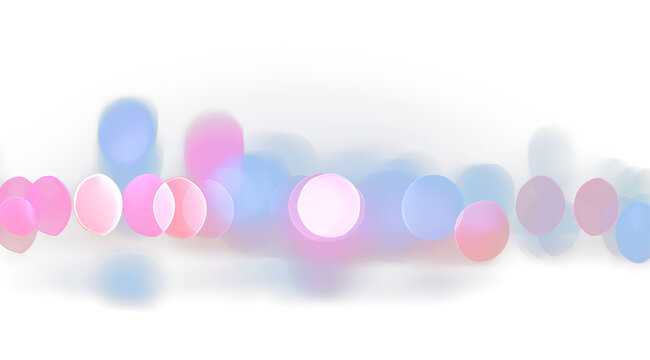 Colorful defocused bokeh lights on blurred night background