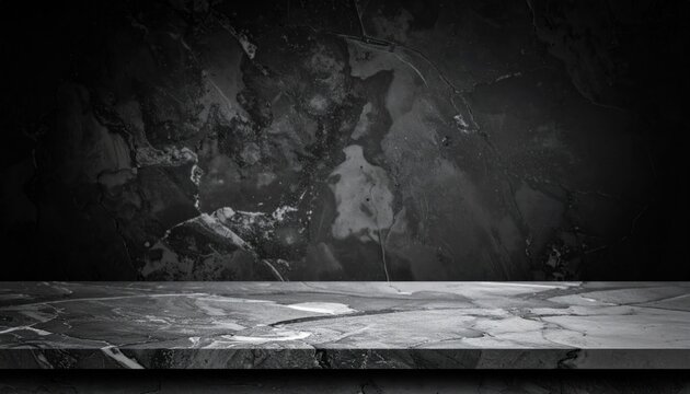 Dark marble texture with intricate patterns on a smooth surface against a matching backdrop