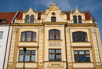 Fototapeta premium Beautiful Building from 1896, Rynek (Market Square). Bytom, Poland.