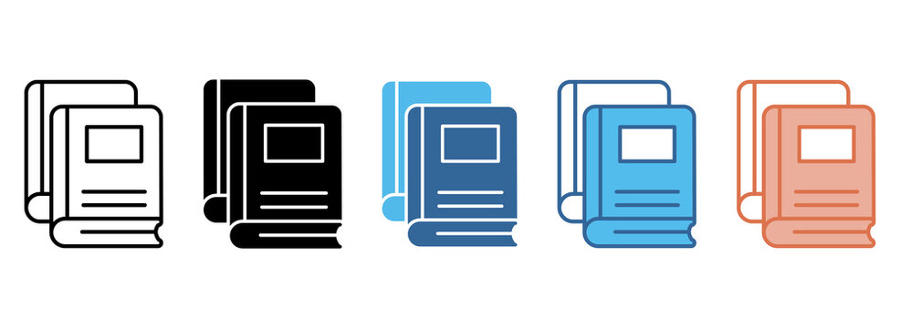 Data Reference Icon Set Multiple Style Collection